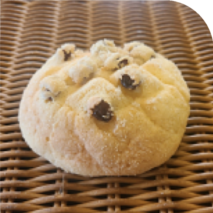 ラムレーズンメロンパン